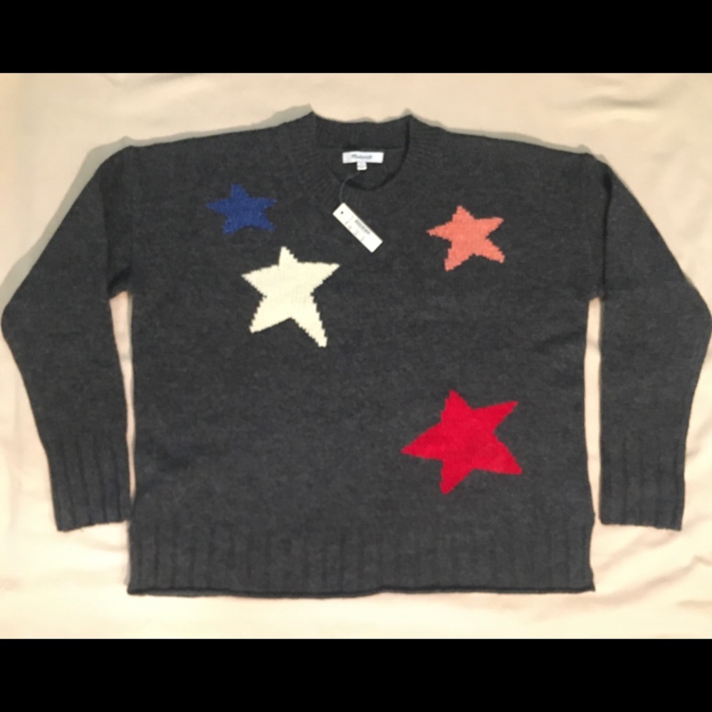 Madewell starry night. Sweater NWT SZ S